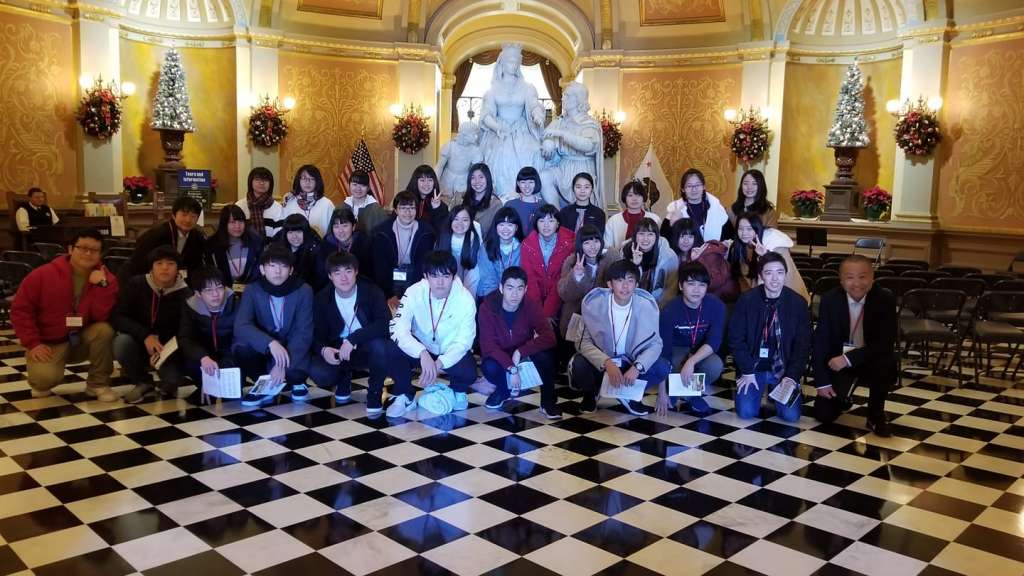 Japanese Exchange Students Sing at California State Capitol 1